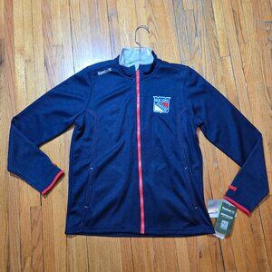 Kids Teen Boys Reebok New York Rangers Full Zip Jacket Youth Boys Large 14/16